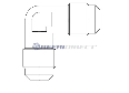 brass fittings Castel, elbows Mod. 7210/4 1/2 X 1/2 SAE